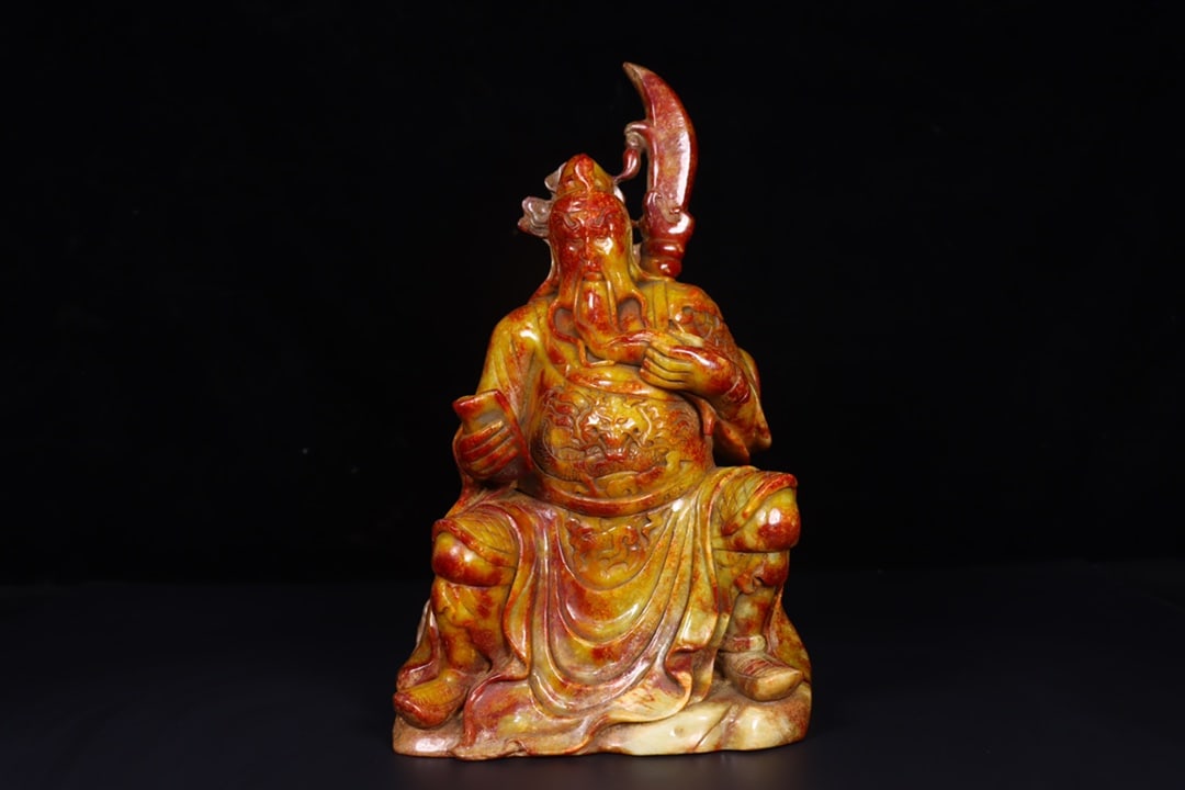 A Exquisite Hotan Jade Figures Ornament (1 of 9)