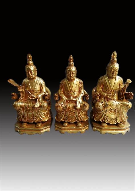 A Set of Exquisit Gilt Bronze Figures Ornament (1 of 7)