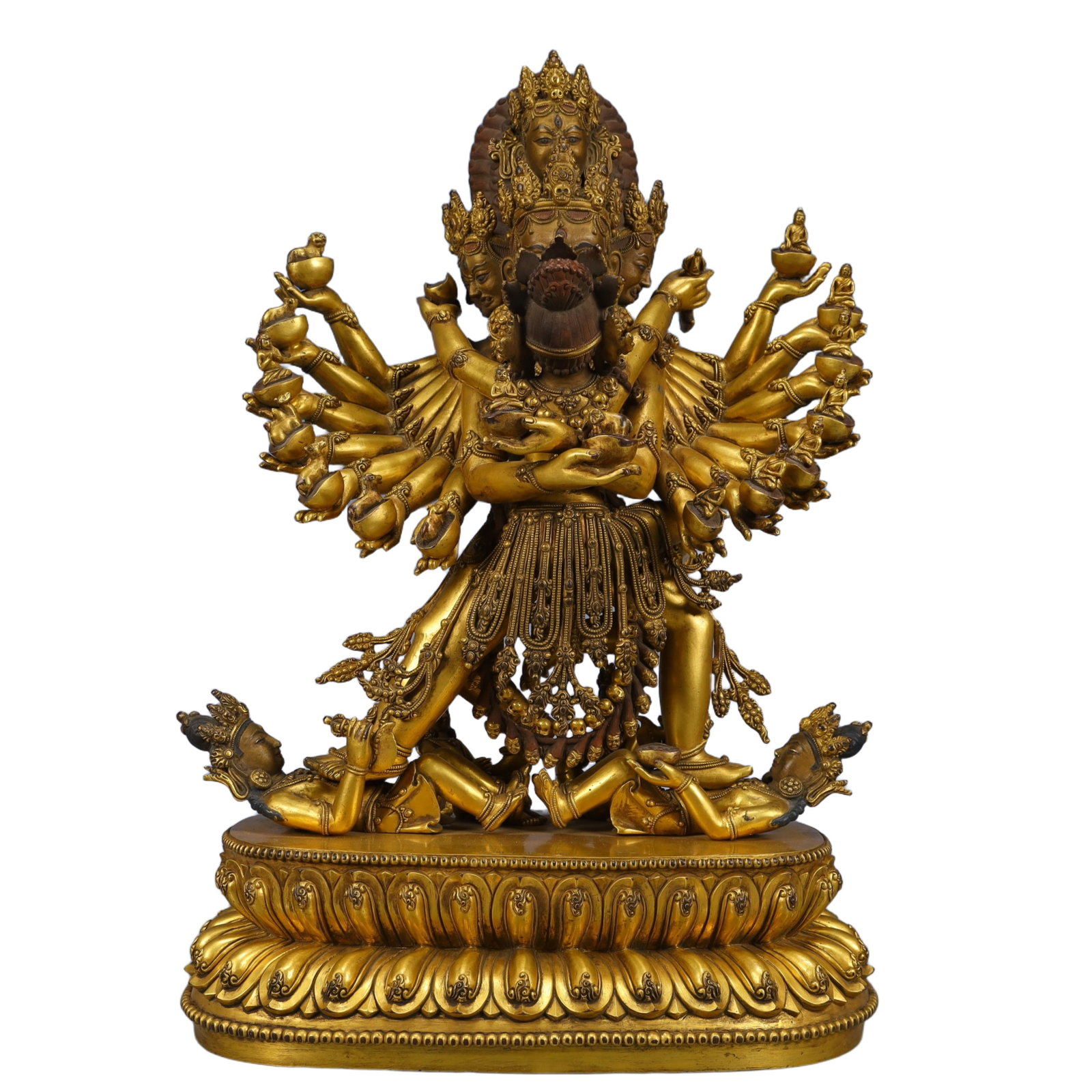 A Solemn Gilt Bronze Buddha Statue (1 of 13)