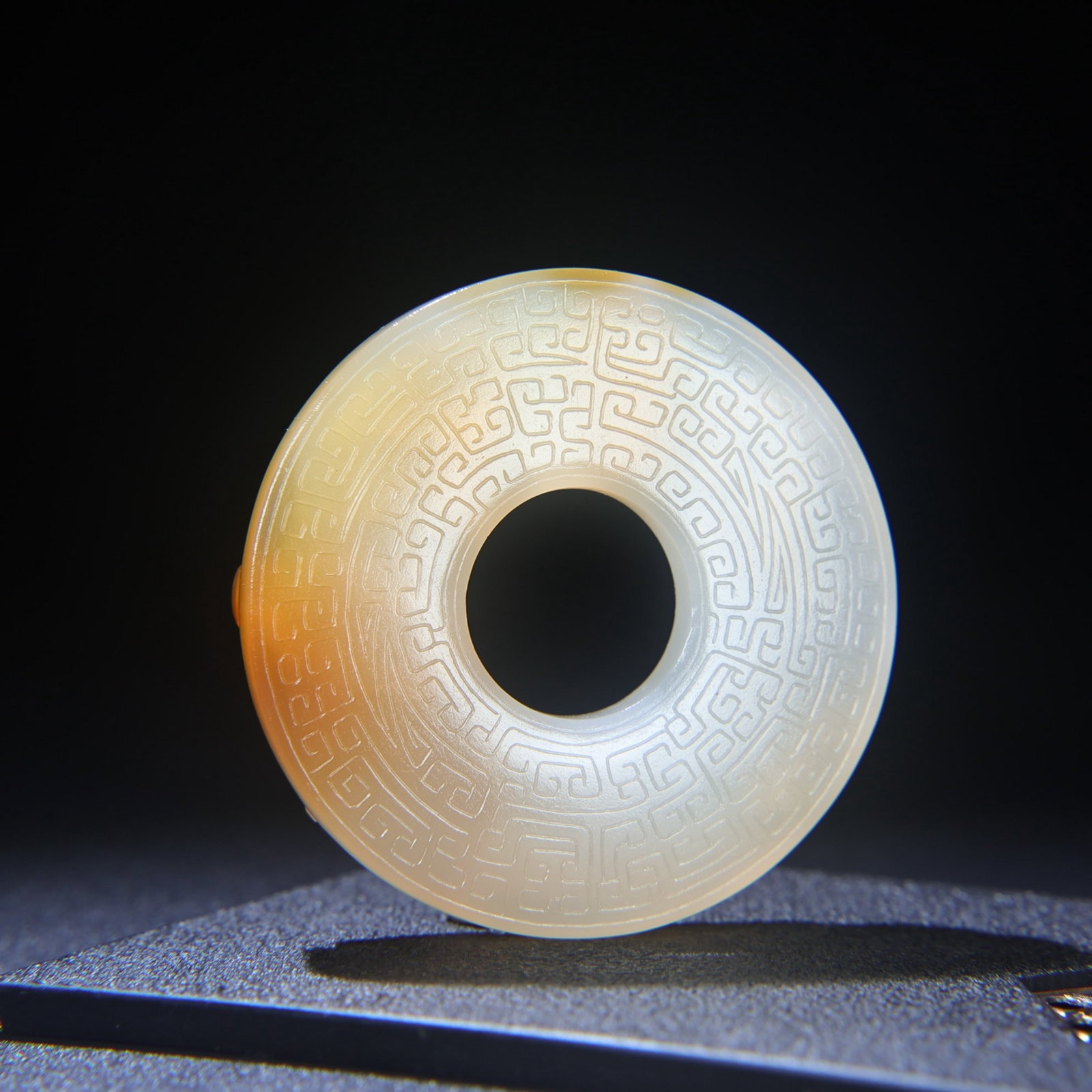 An Exquisite Agate Cicada Pattern Pendant - 5