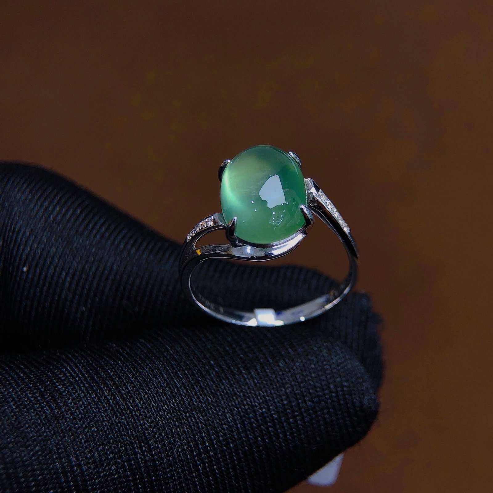 6.8Ctw Natural Emerald Ring - 5