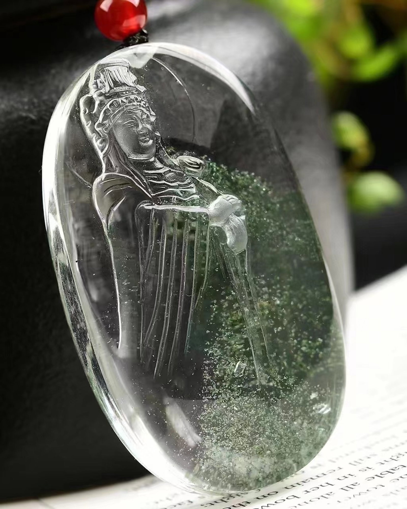 An Exquisite Crystal Figure Pattern Pendant - 2