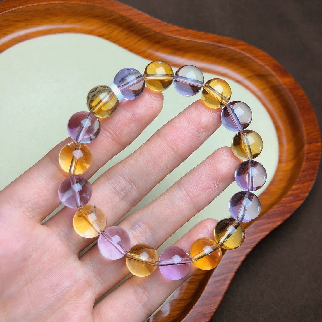 An Exquisite Crystal Bracelets: An Exquisite Crystal Bracelets,Size:11.3mm,Weight:35.1g 水晶手串