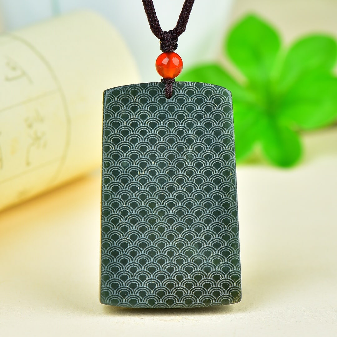 An Exquisite Sapphire Dragon Pattern Pendant - 5