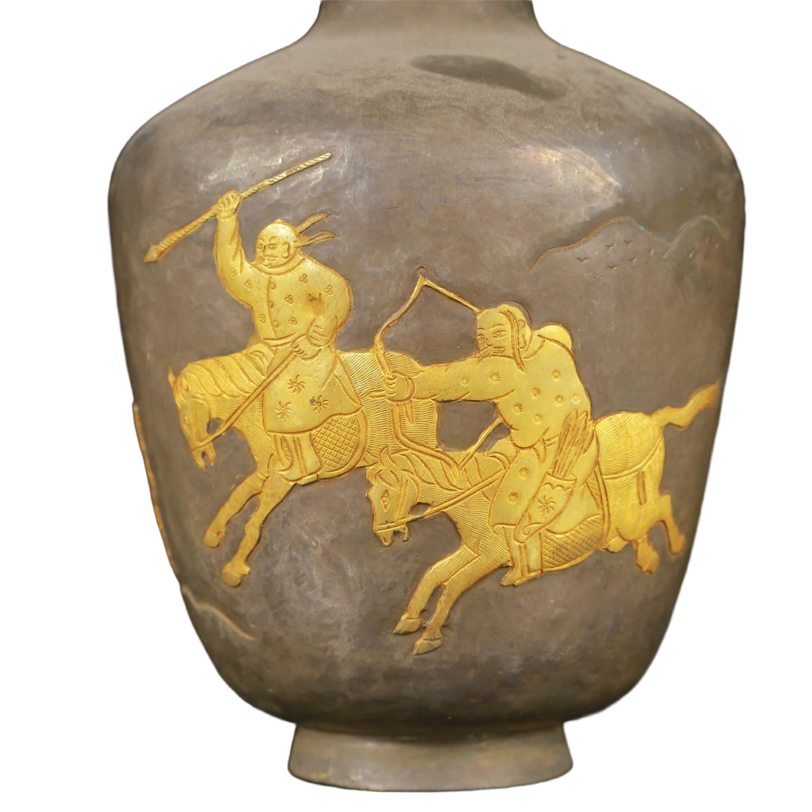 An Exquisite Gilt Silver Figure Pattern Vase - 7