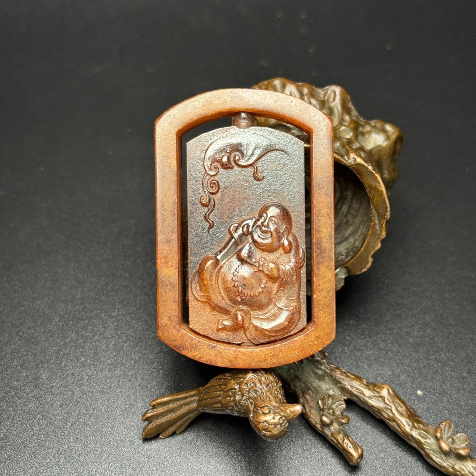 An Exquisite White Jade Kylin Pattern Pendant (1 of 7)
