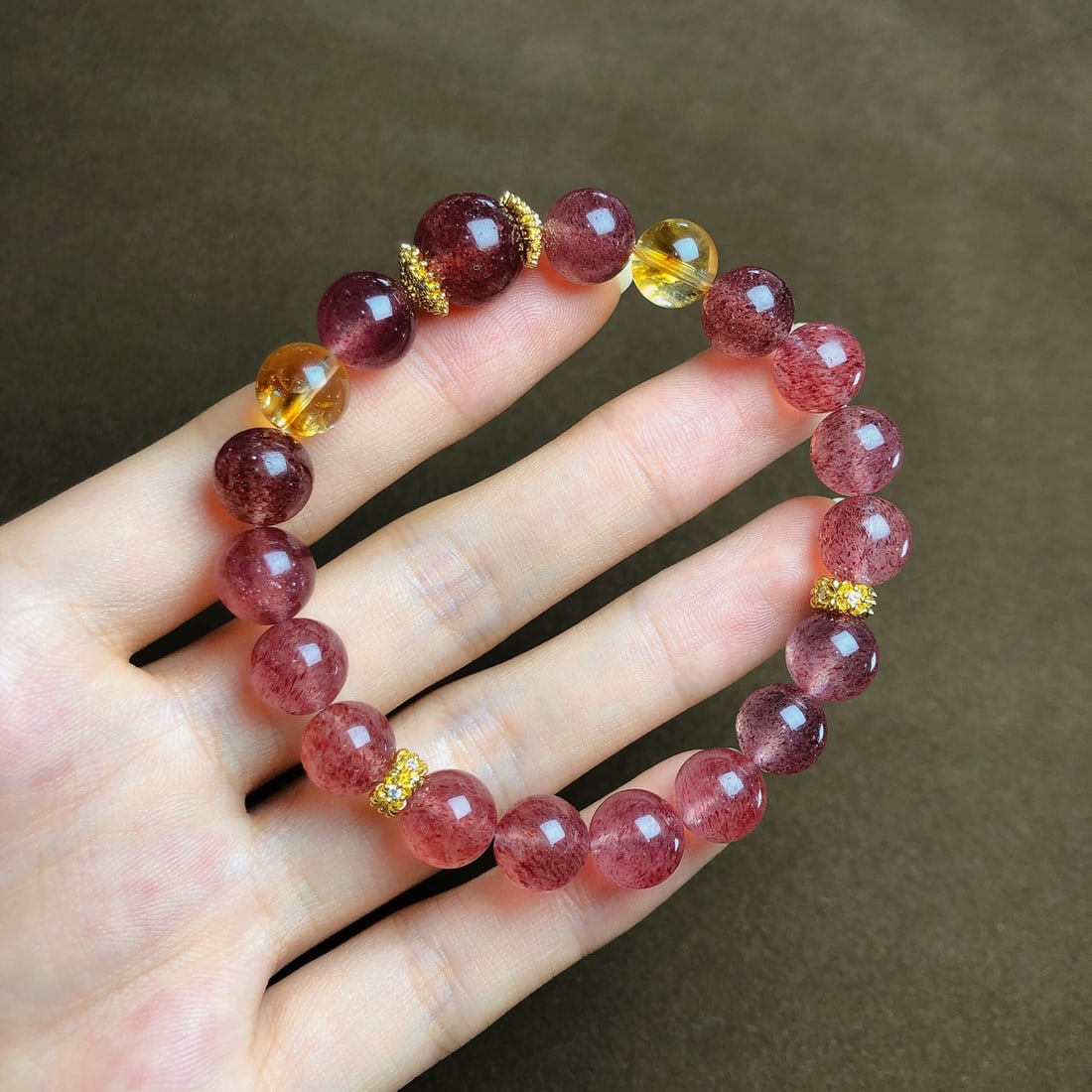 An Exquisite Crystal Bracelets: An Exquisite Crystal Bracelets,Size:0.4in,0.4in,Weight:23.8g 水晶手串