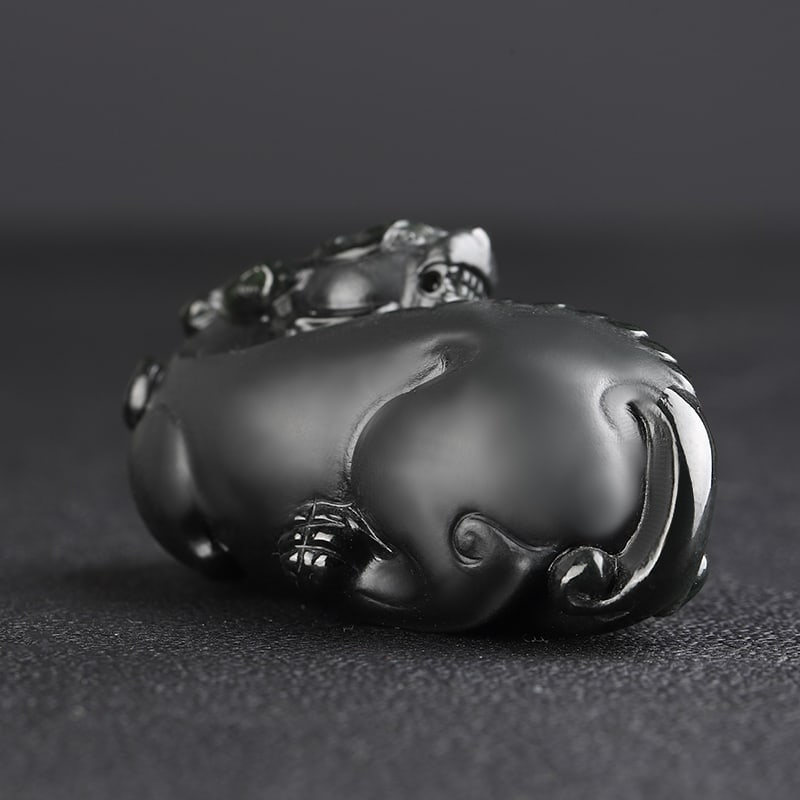 An Exquisite Cyan jade Wealth-Attracting Creature Ornament (1 of 5)