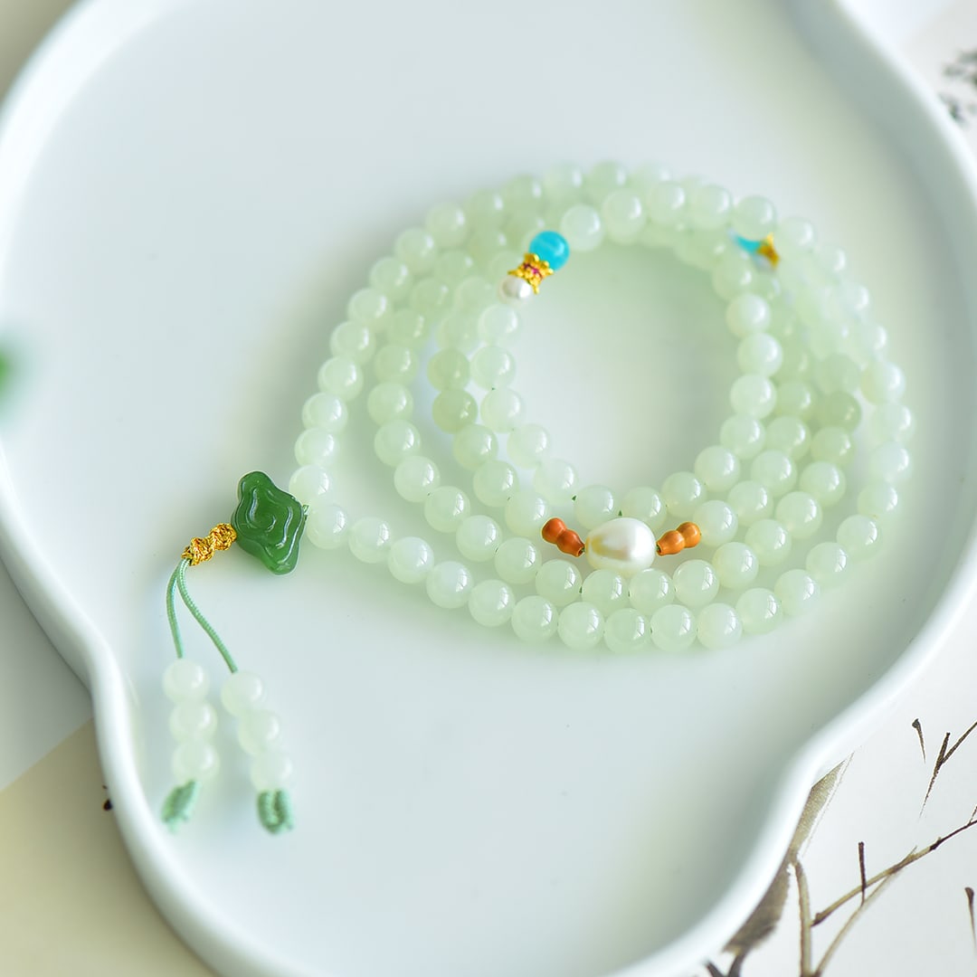 An Exquisite White Jade Bracelets - 4