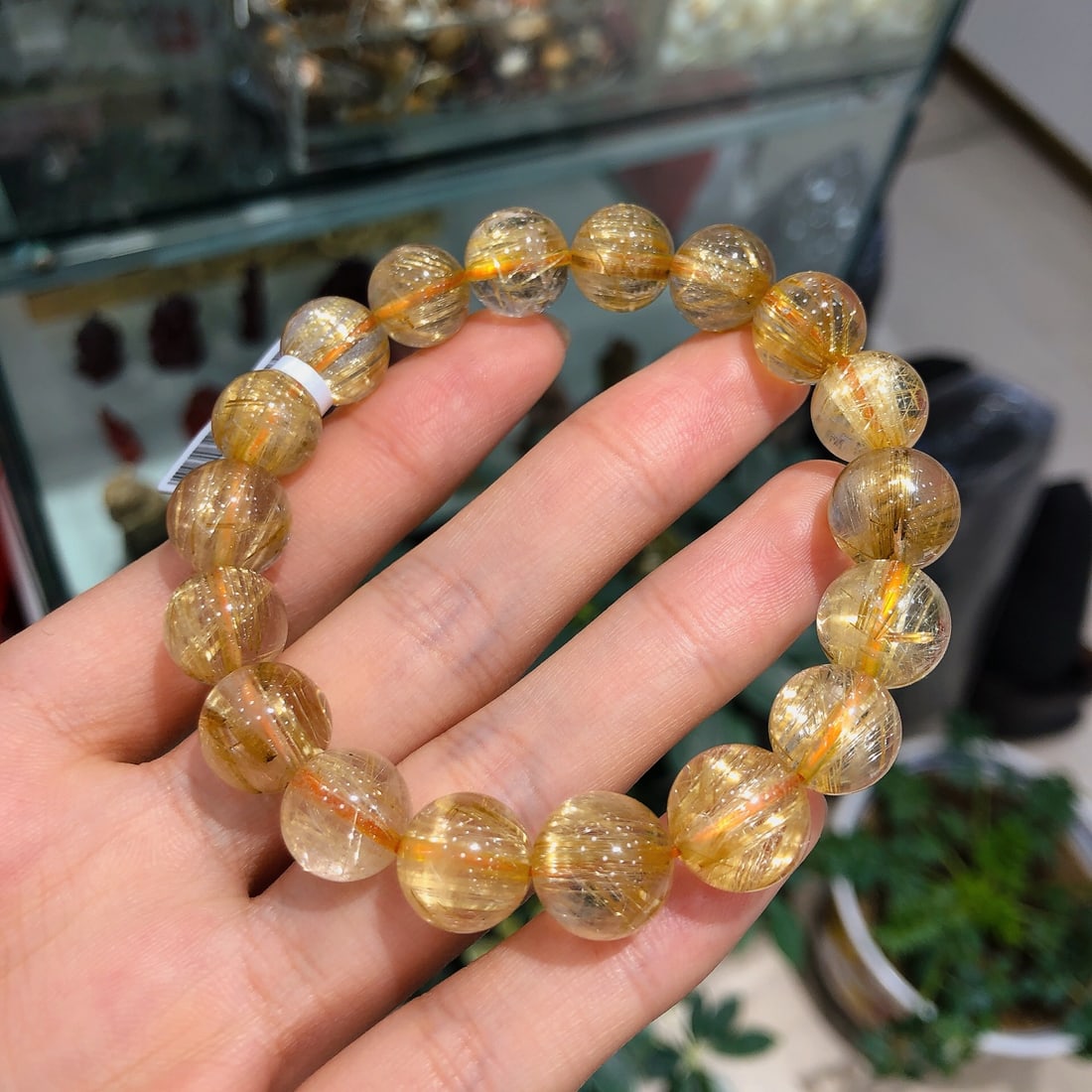 An Exquisite Crystal Bracelets: An Exquisite Crystal Bracelets,Size:0.4in,Weight:36.9g 水晶手串