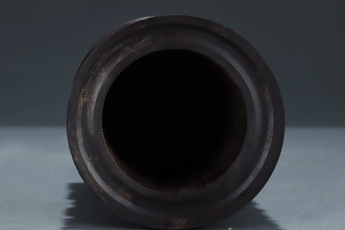 An Exquisite Eaglewood Fish Pattern Brush Pot - 7