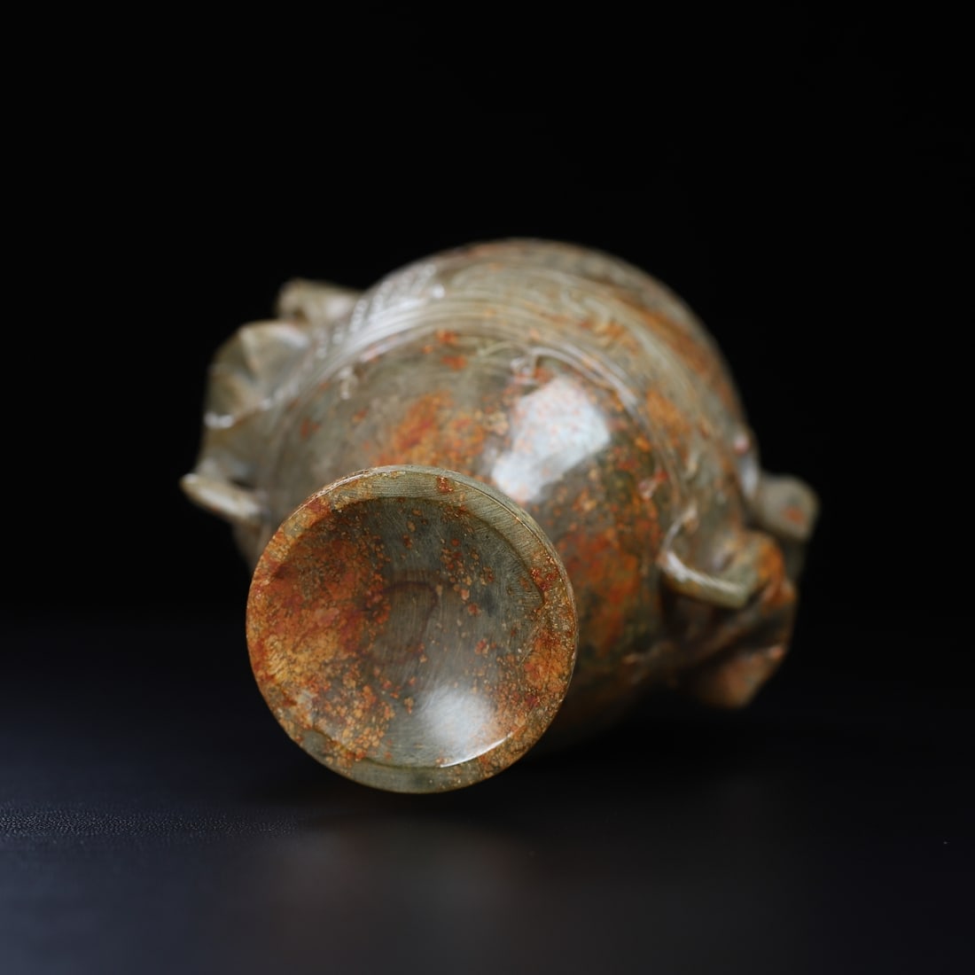An Exquisite White Jade Chi-Dragon Pattern Cup - 10
