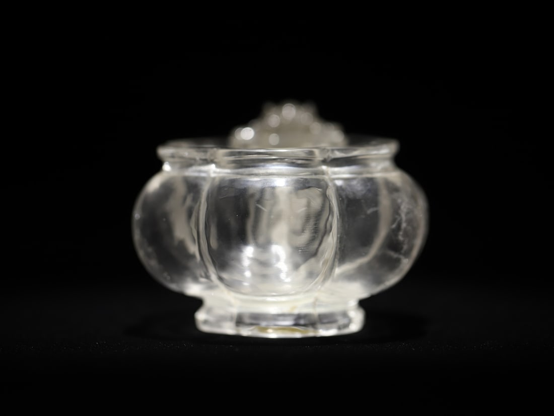 An Exquisite Crystal Dragon Pattern Cup - 5