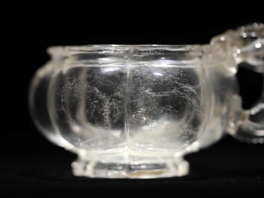 An Exquisite Crystal Dragon Pattern Cup - 8