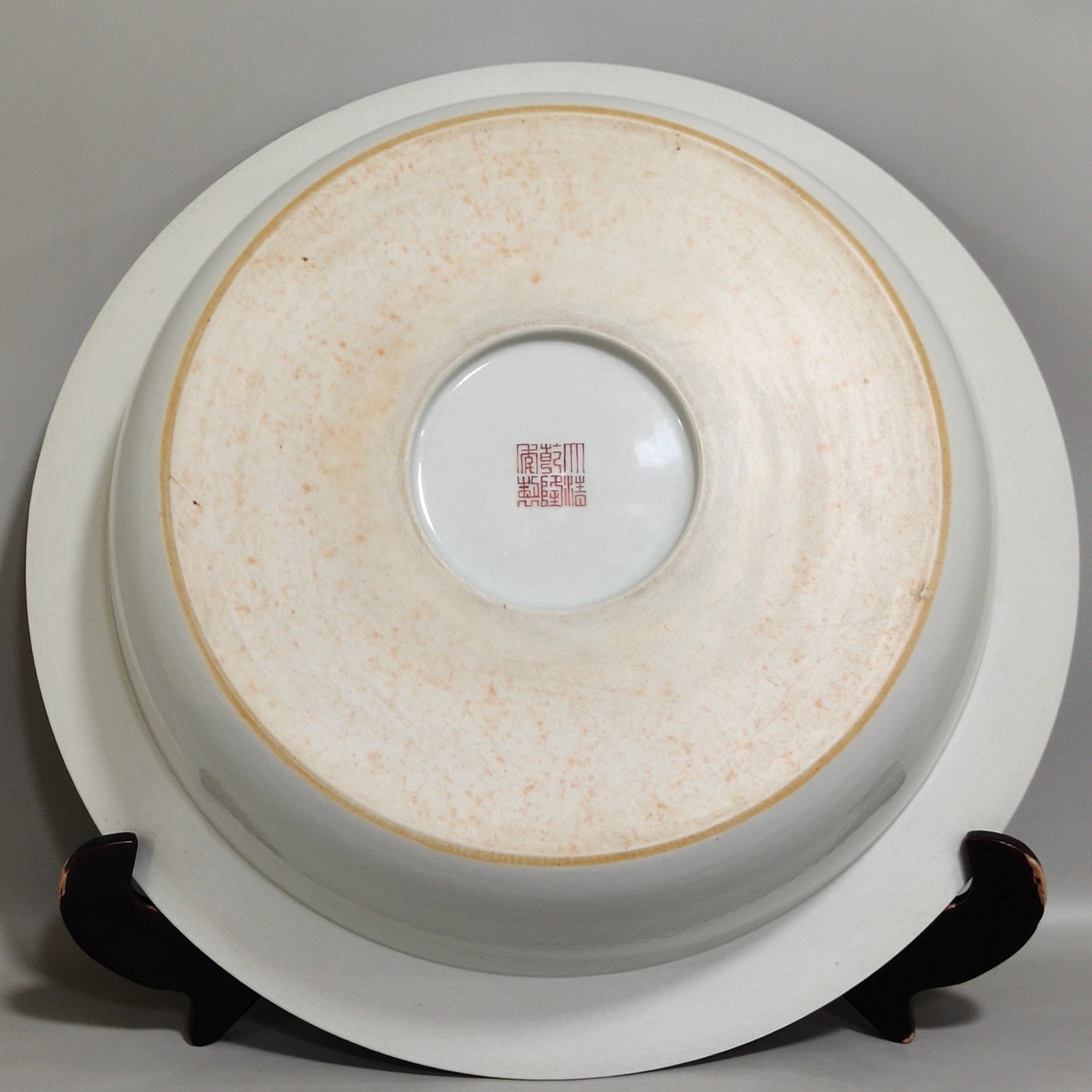 A Huge Enamel Landscape and Figure Pattern Basin - 9