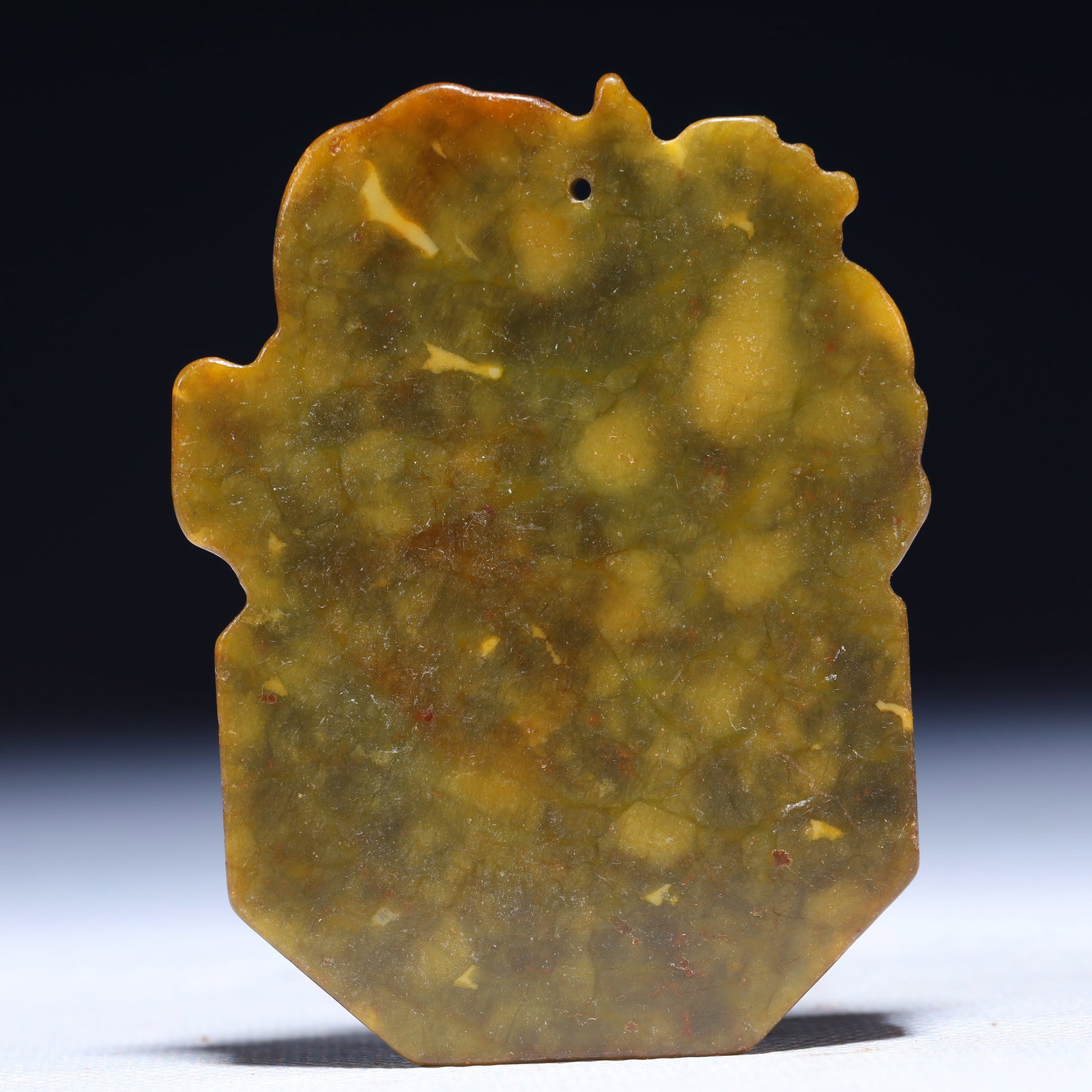 An Exquisite Archaic Jade Trigram Pattern Pendant - 4
