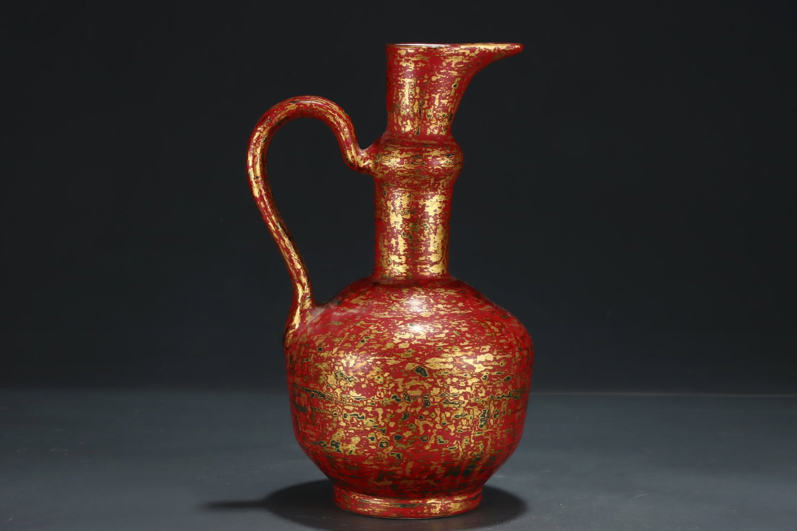 A Rare Bronze Glazed Ewer - 3