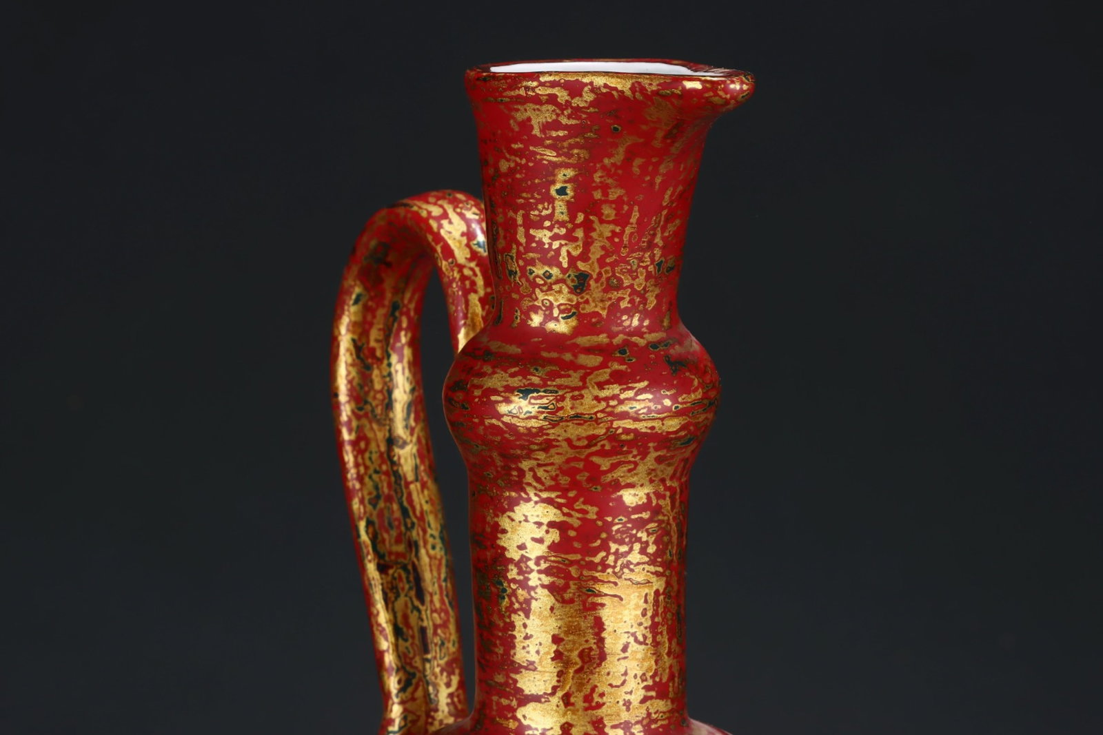 A Rare Bronze Glazed Ewer - 4