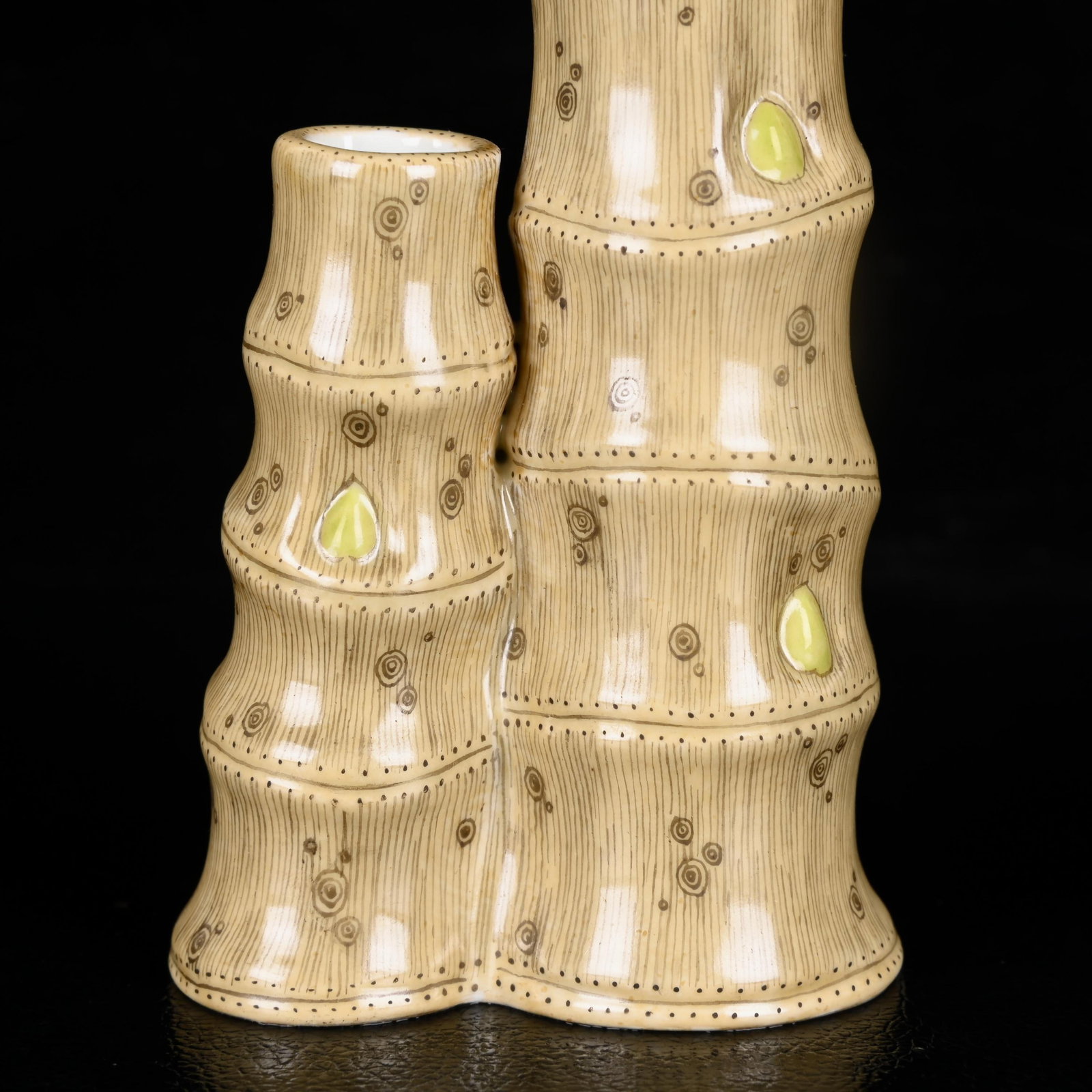 An Exquisite Enamel Bamboo Pattern Brush Pot - 7