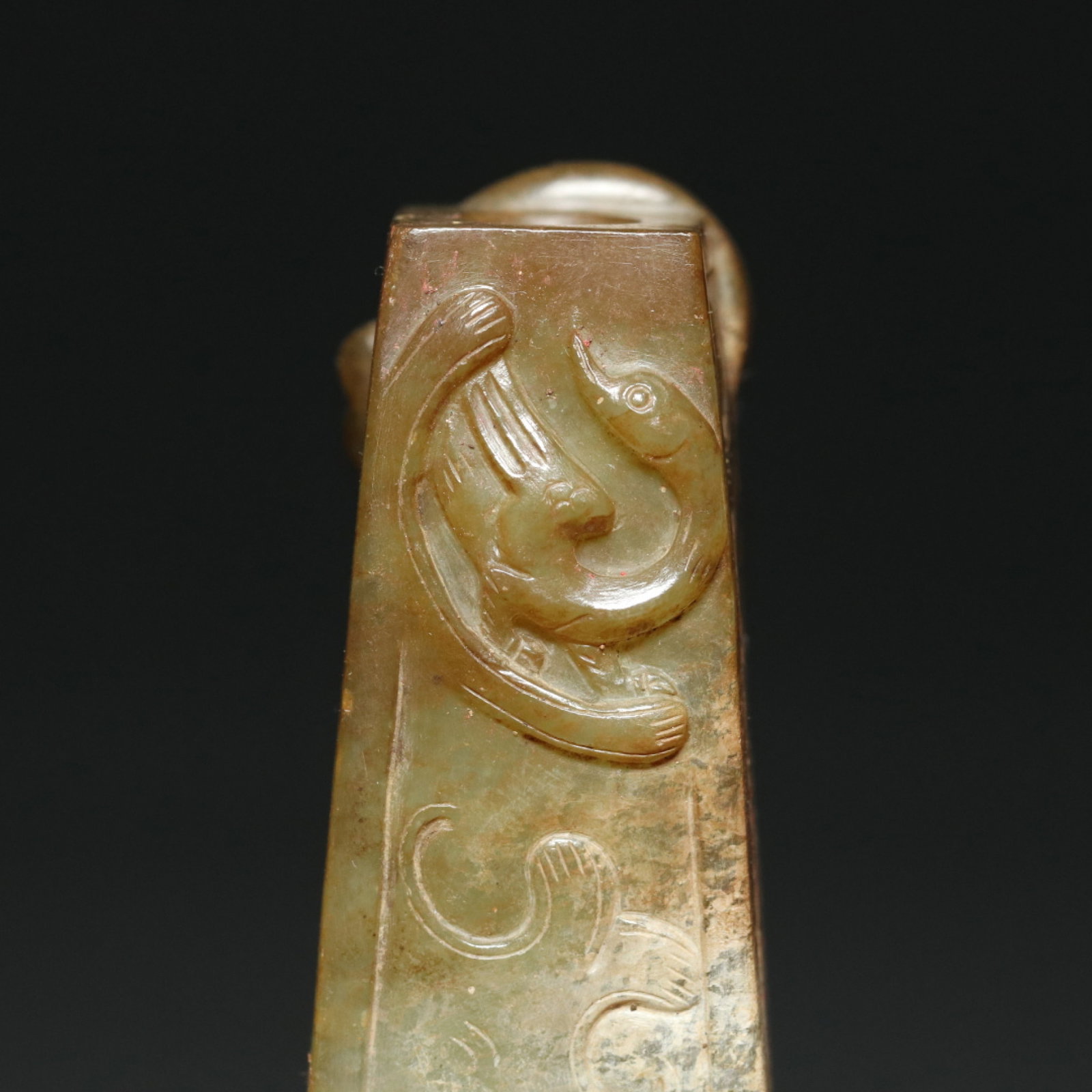 An Exquisite White Jade Chi-Dragon Pattern Pendant - 8