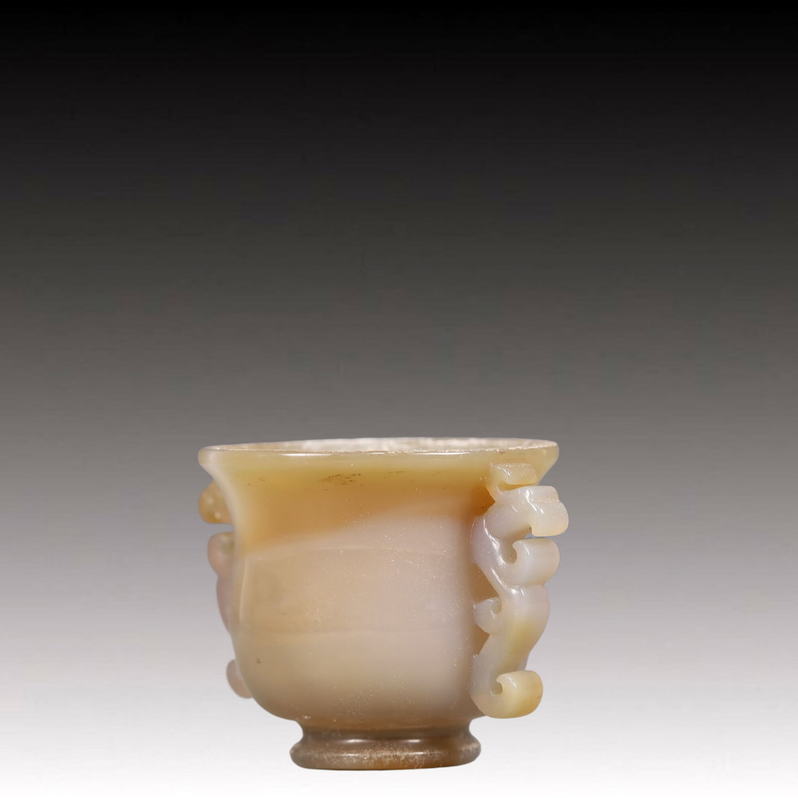 An Exquisite Agate Double-Ears Cup - 2