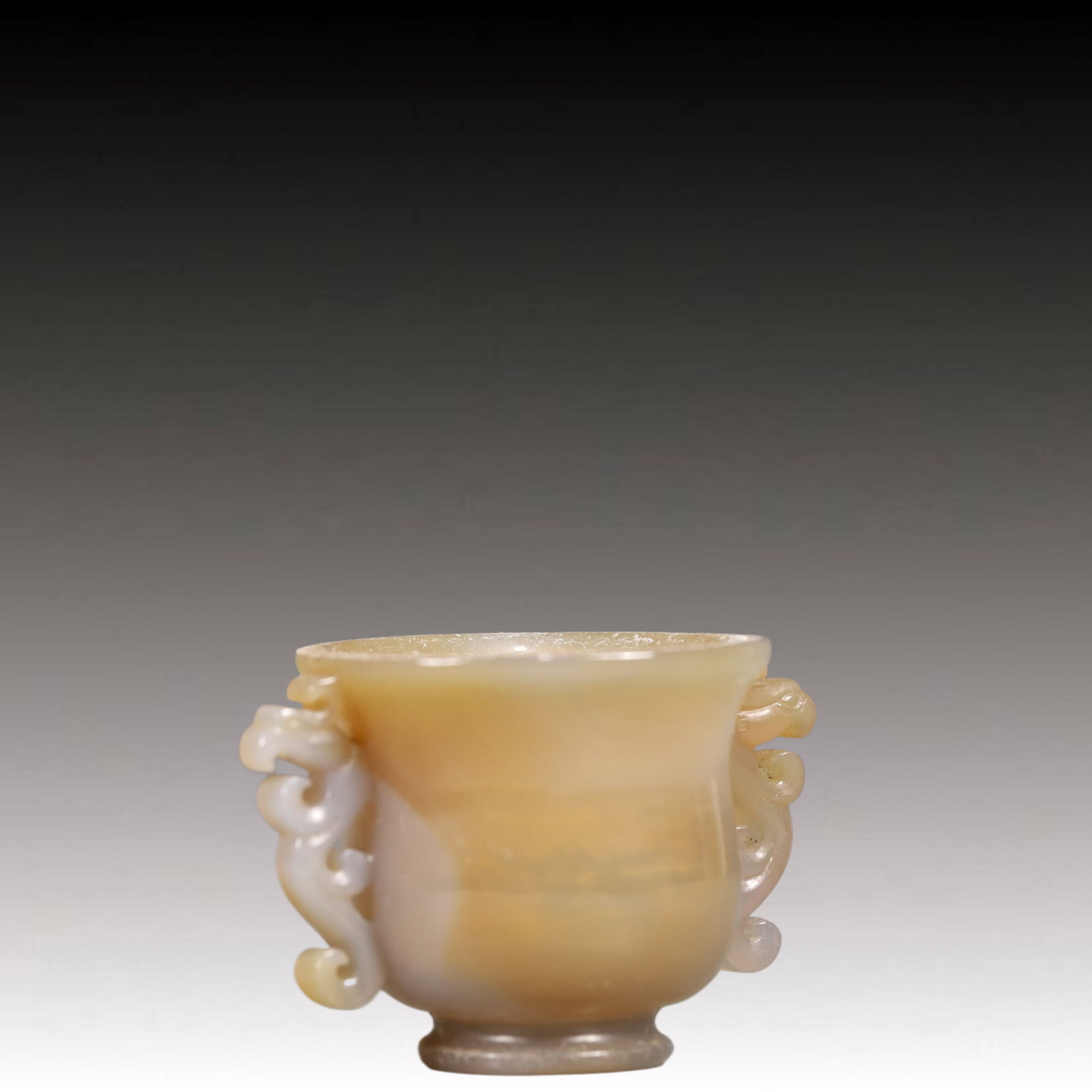 An Exquisite Agate Double-Ears Cup - 3