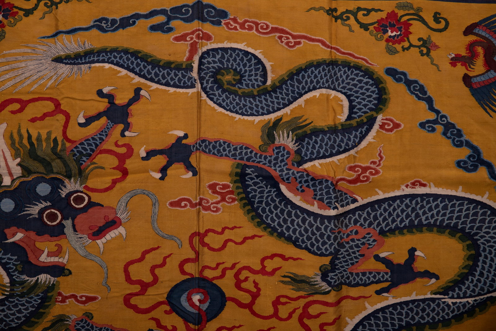 An Exquisite Kesi Embroidery Auspicious Cloud and Dragon Pattern - 4