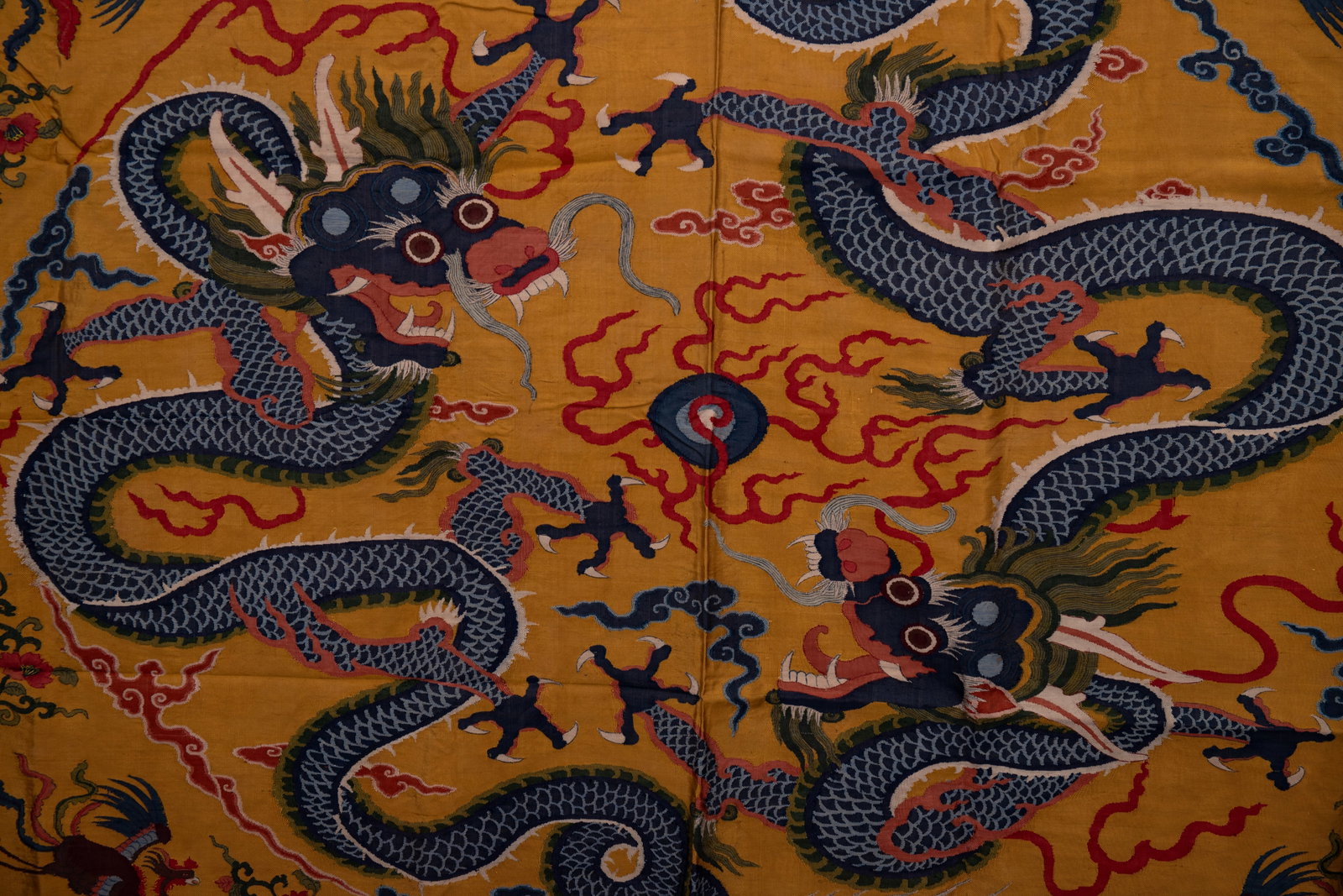 An Exquisite Kesi Embroidery Auspicious Cloud and Dragon Pattern - 6