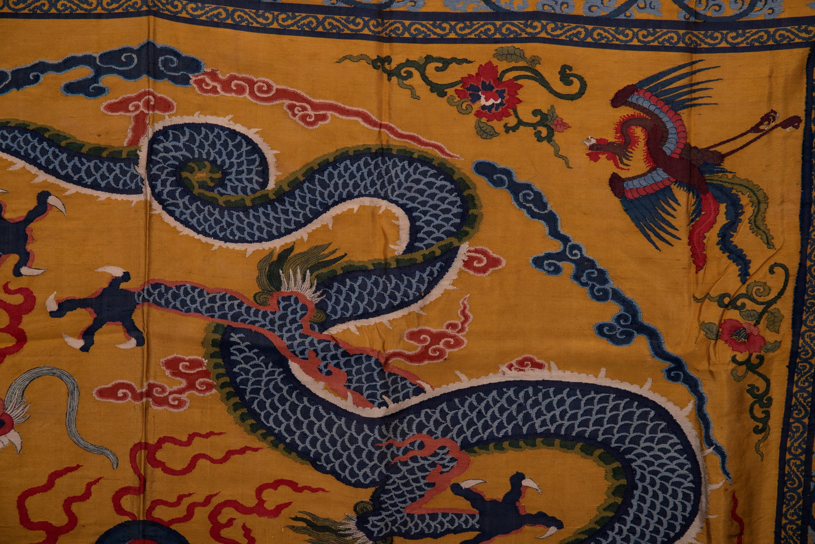 An Exquisite Kesi Embroidery Auspicious Cloud and Dragon Pattern - 9