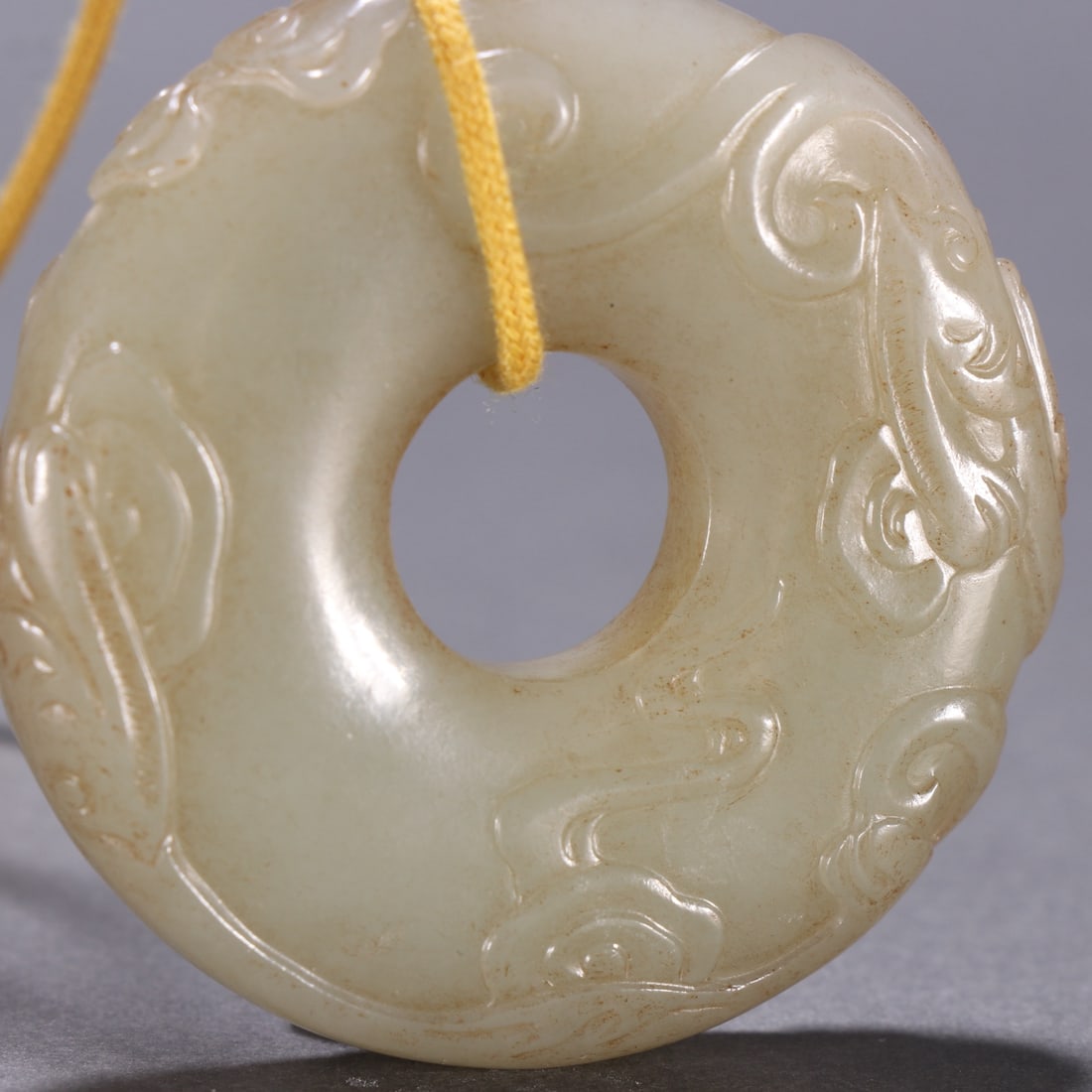 An Exquisite White Jade Chi-Dragon Pattern Pendant - 5