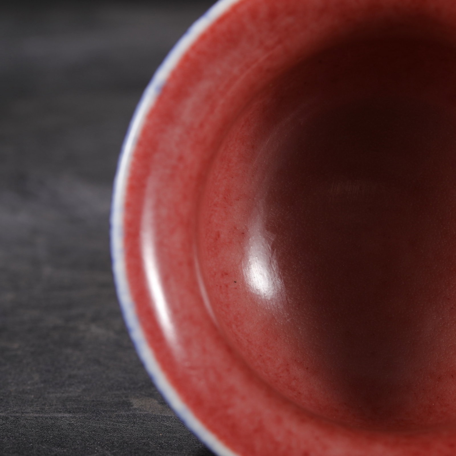 An Exquisite Ji Red Glazed Cup - 4
