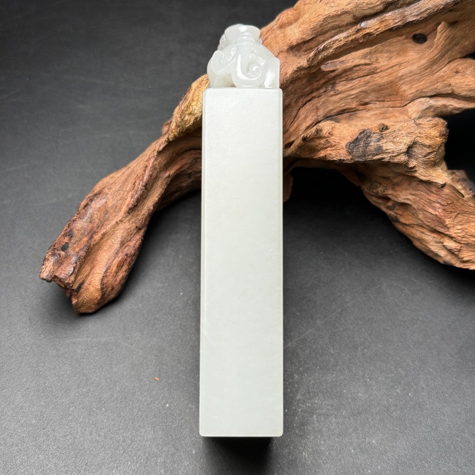 An Exquisite White Jade Wealth-Attracting Creature Pattern Seal - 4