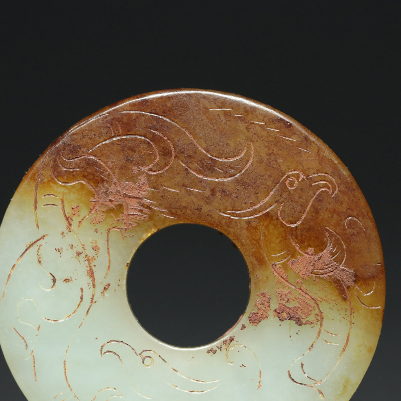 An Exquisite White Jade Chi-Dragon Pattern Pendant - 8