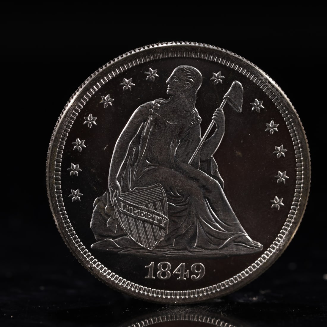 USA One Dollar 1849 Coin (1 of 2)