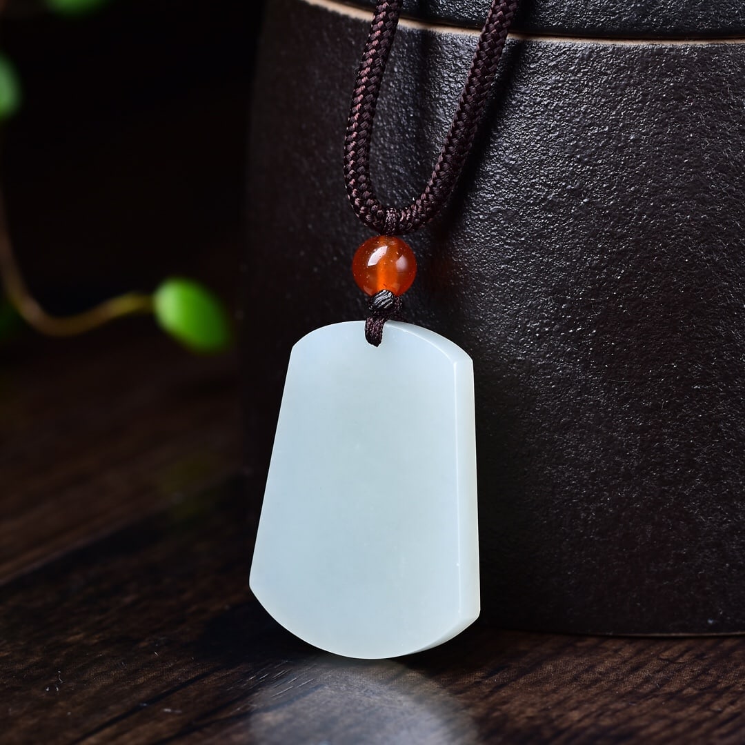An Exquisite White Jade Pendant - 2