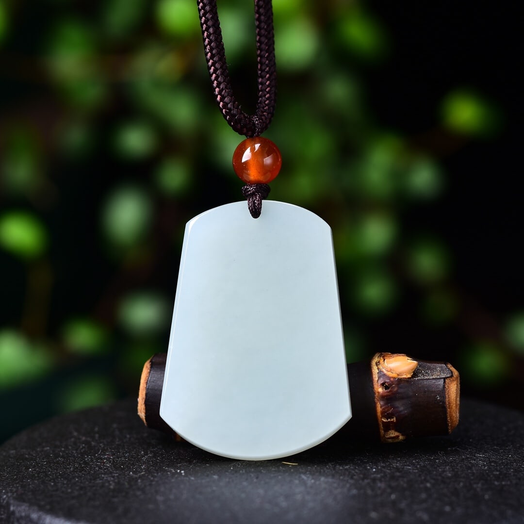 An Exquisite White Jade Pendant - 4