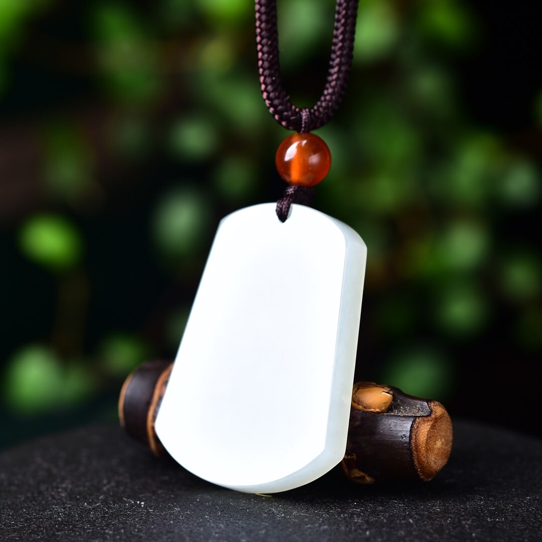 An Exquisite White Jade Pendant - 5