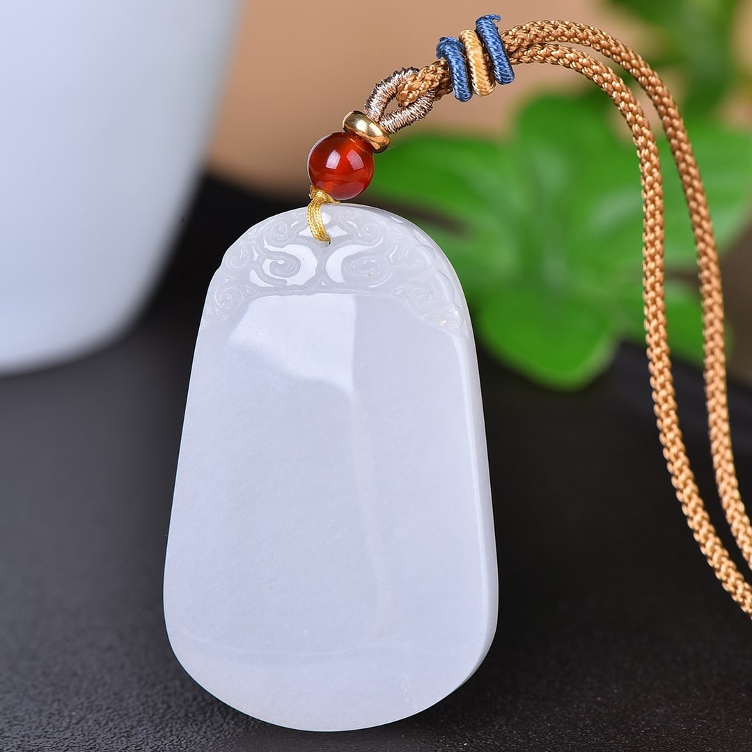 An Exquisite White Jade Pendant - 2
