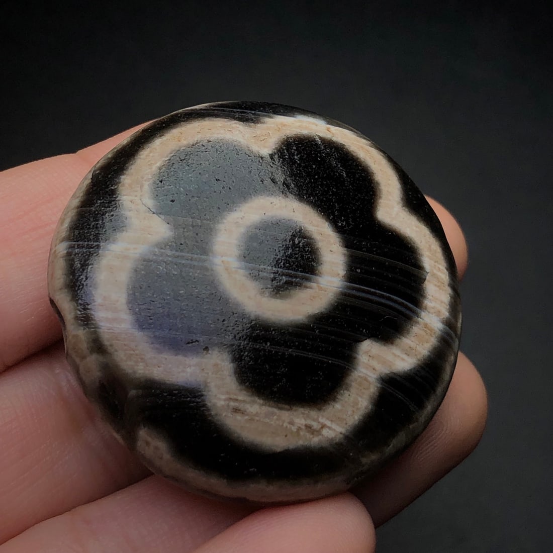 An Exquisite Dzi Bead Pendant - 8