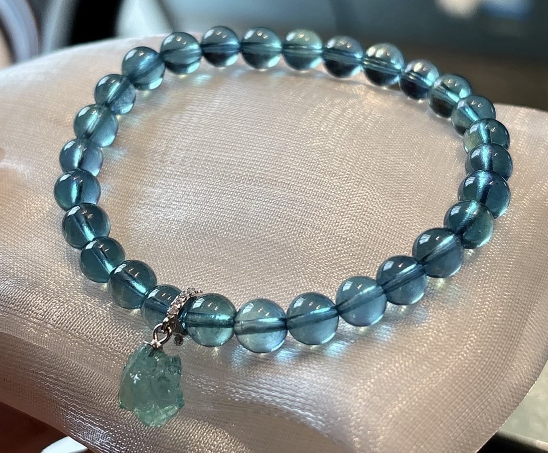 An Exquisite Aquamarine Bracelets - 5