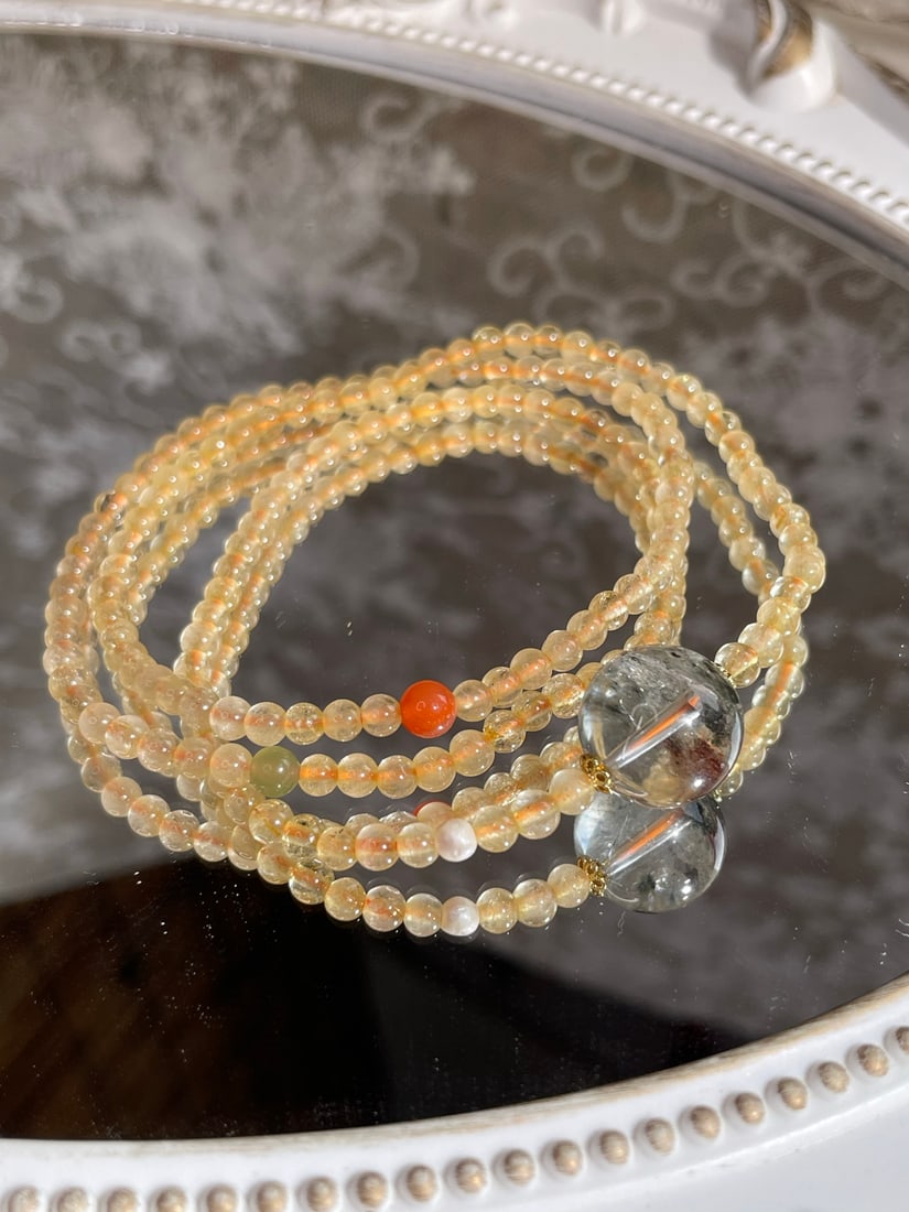 An Exquisite Crystal Bracelet: An Exquisite Crystal Bracelet,Size:0.1in 水晶手串