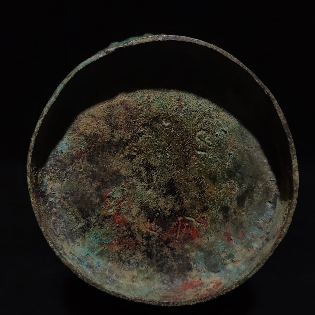 An Exquisite Bronze Dragon Pattern Double-Ears Vase - 9