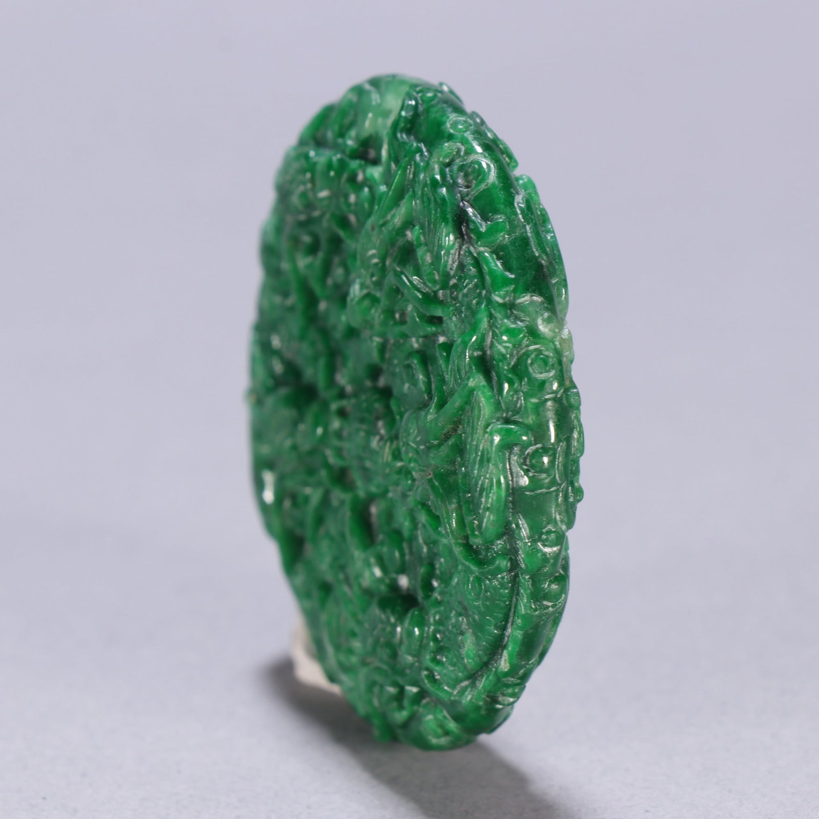 An Exquisite Jadeite Dragon Pattern Brand - 4