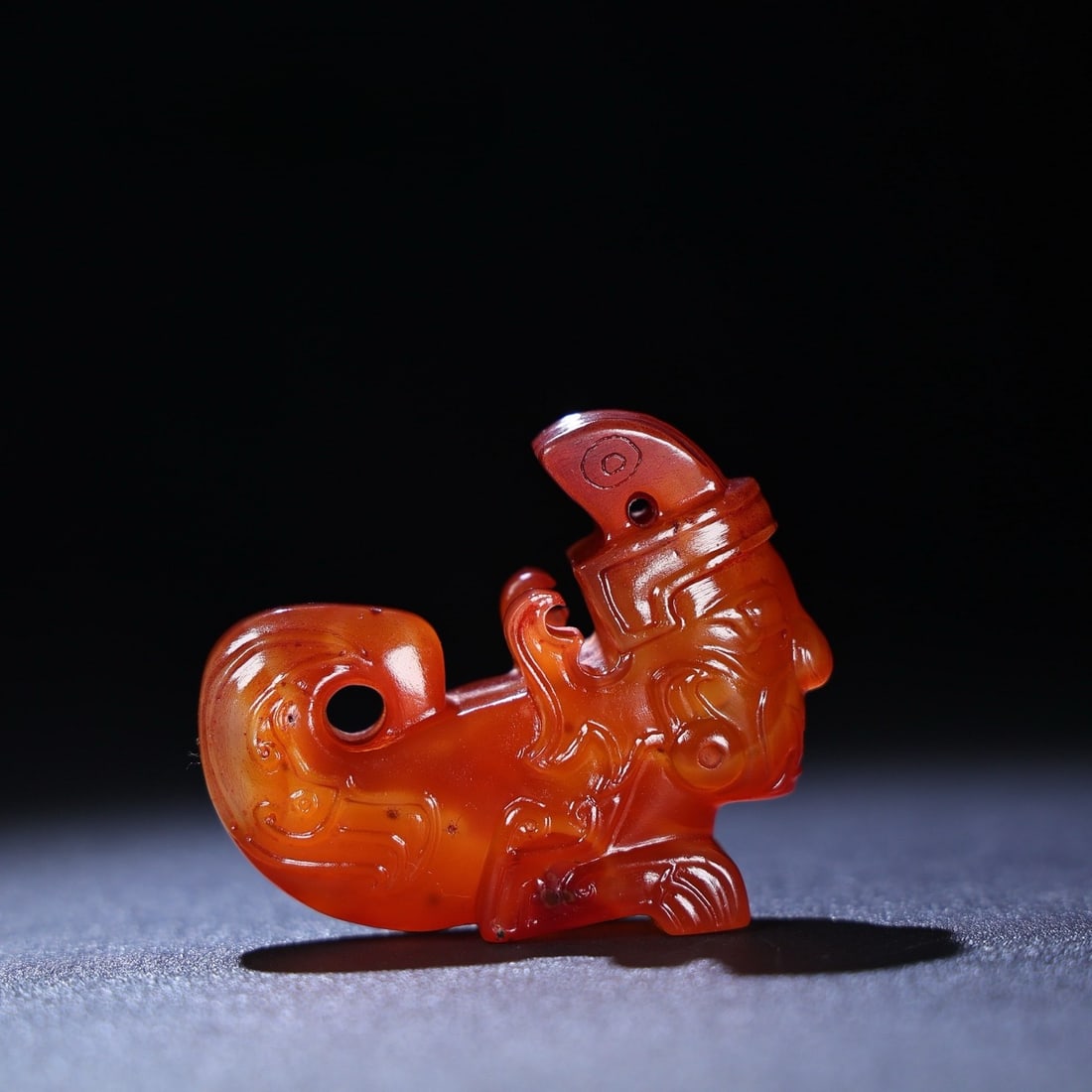 An Exquisite Agate Figure Hand Piece (1 of 9)