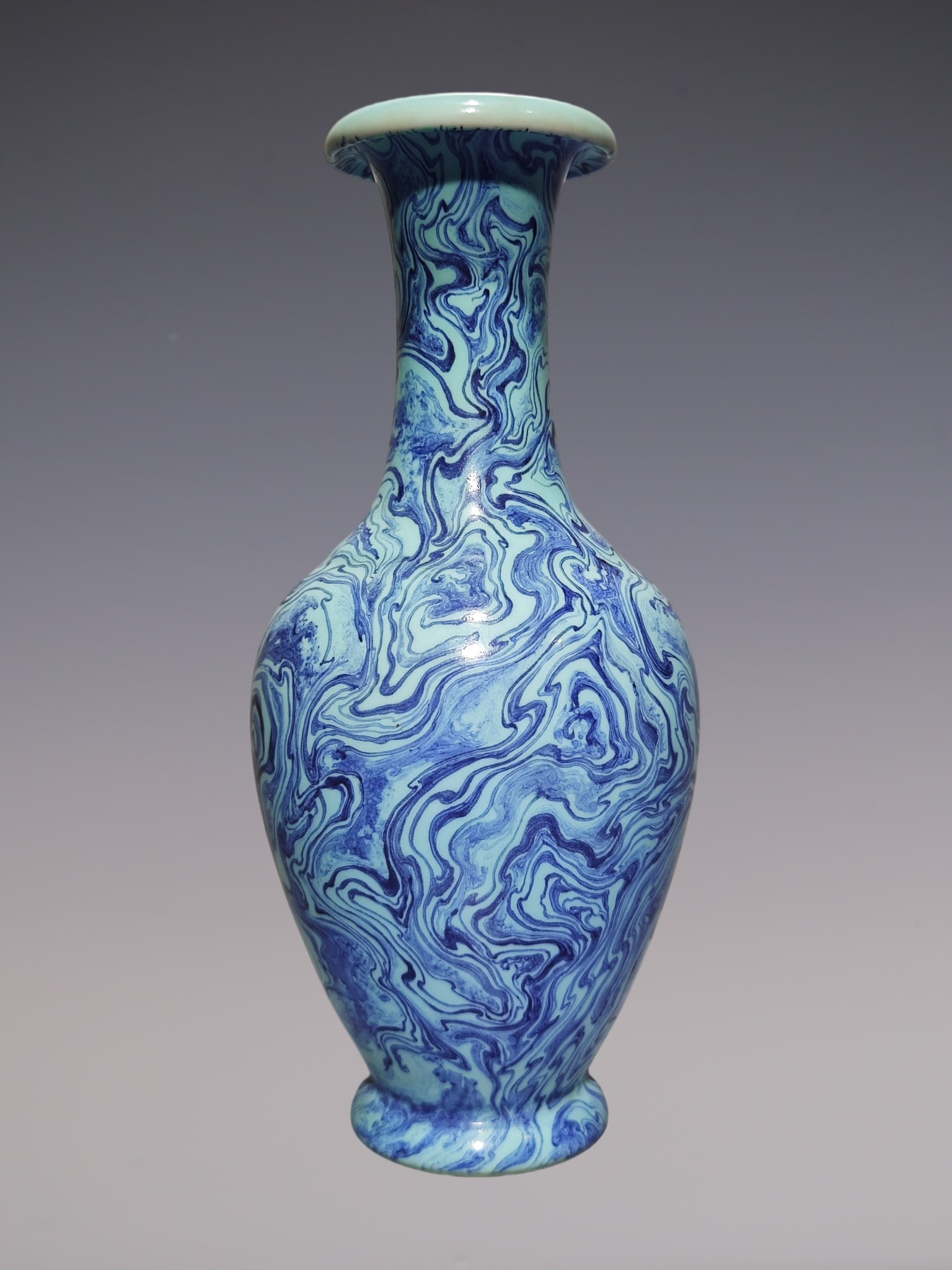 An Exquisite Imitation Stone Grain Glaze Vase (1 of 9)