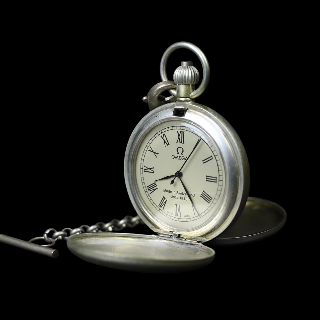 An Exquisite Silver Pocket watch - 6