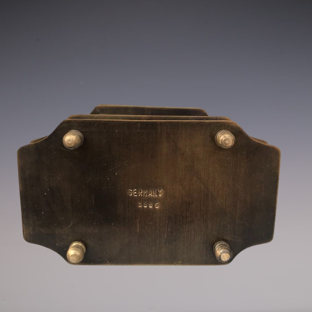 An Exquisite Bronze Lotus Pattern Clock - 9