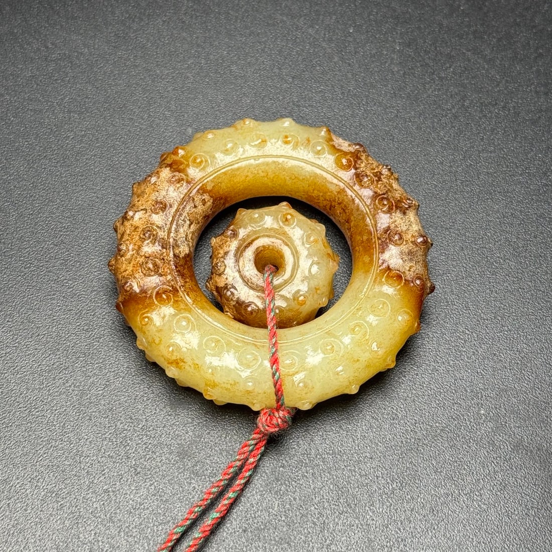 A Exquisite Hotan Jade Round Plaque - 2