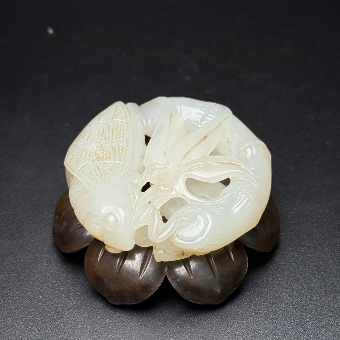 A Exquisite Hotan Jade Cicada Pattern Jade Pendant - 5