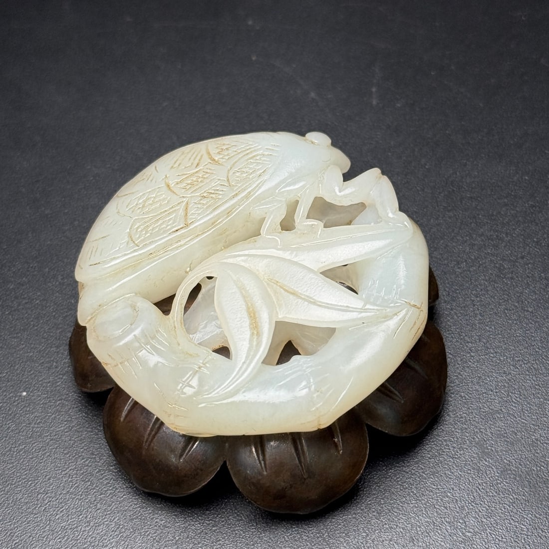A Exquisite Hotan Jade Cicada Pattern Jade Pendant - 7